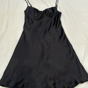 Zara Mini Satin Slip Dress, Size S
